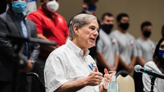 Abbott surveys Hurricane Hanna damage, meets with officials in Corpus Christi
