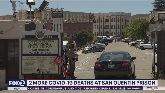 Two more die at San Quentin of coronavirus, bringing death toll to nine