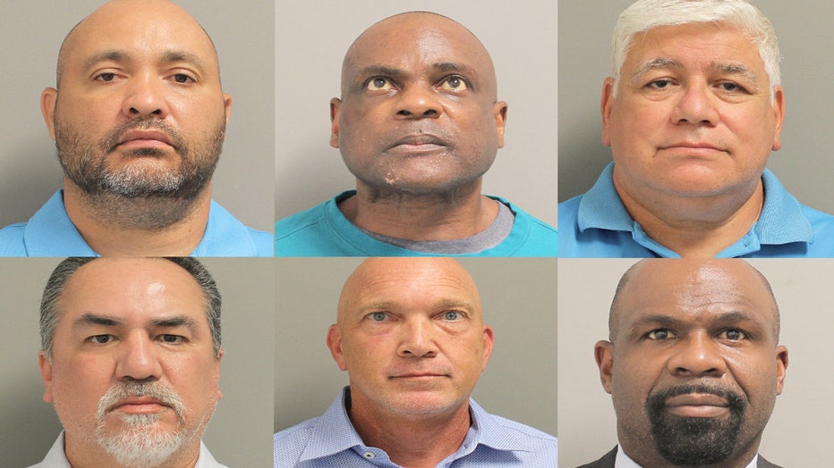 Six HPD narcotics officers Harding Street raid