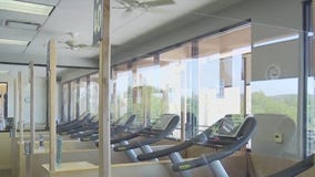 Castle Hill Fitness installs Plexiglass "workout pods" to help keep gym members safe