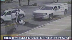 Video: Howard County Police searching for man who assaulted woman, struck her with vehicle before fleeing