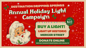 Annual holiday campaign launched to 'Light Up Historic Mercer Street' in Dripping Springs