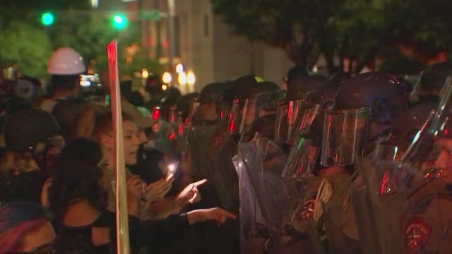 New police tactics yield more than 30 weekend protest arrests