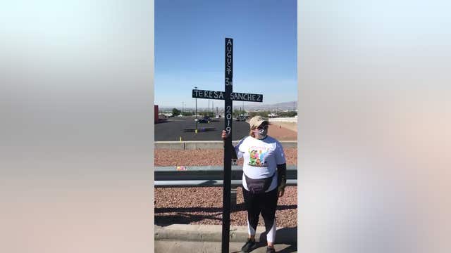 23 crosses held outside El Paso Walmart on first anniversary of shooting
