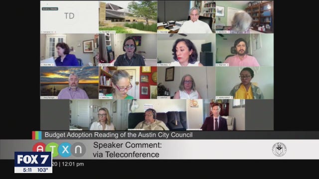 Austin city council takes up budget, defunding police department