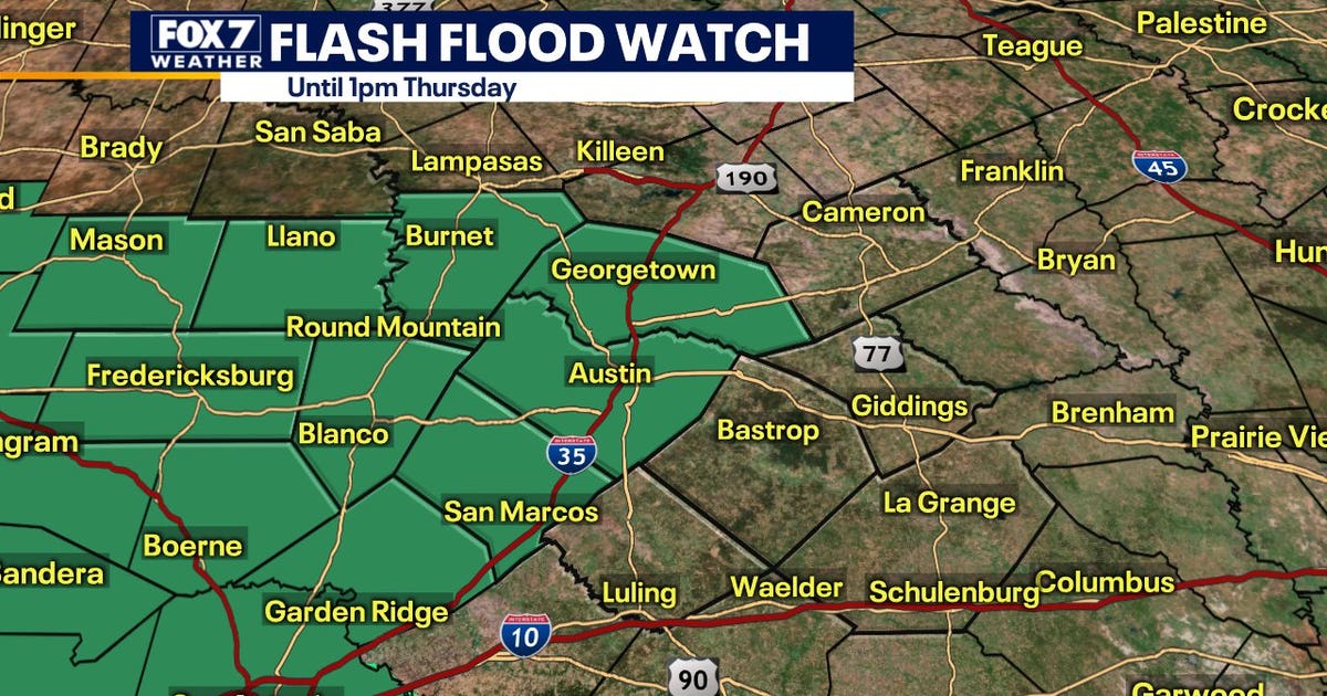 Warnings, watches issued after heavy rains hit Central Texas | FOX 7 Austin