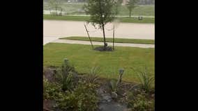 Street in Buda turns into 'river' after nearly 7 inches of rainfall