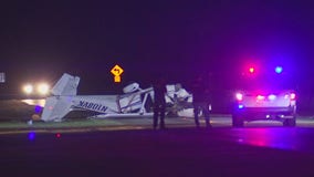 2 small planes collide in mid-air before hitting runway in San Marcos