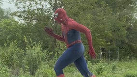 Spider-Man spotted running in Leander