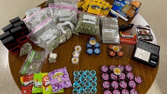 Nearly 2 lbs of marijuana, several THC products seized after traffic stop in Hays Co.