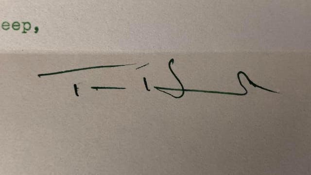 ‘What a class act’: Tom Hanks sends personal letter to Canadian typewriter repairman