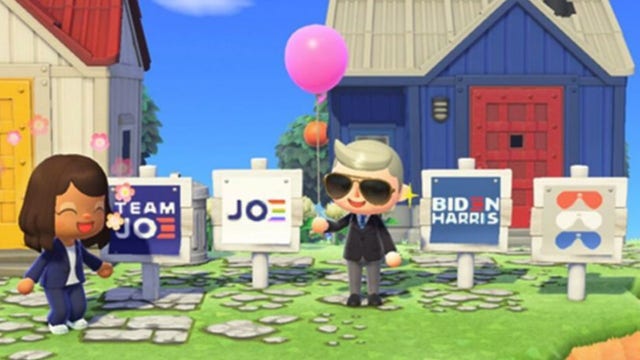 Biden-Harris campaign seeks to win over Animal Crossing island voters