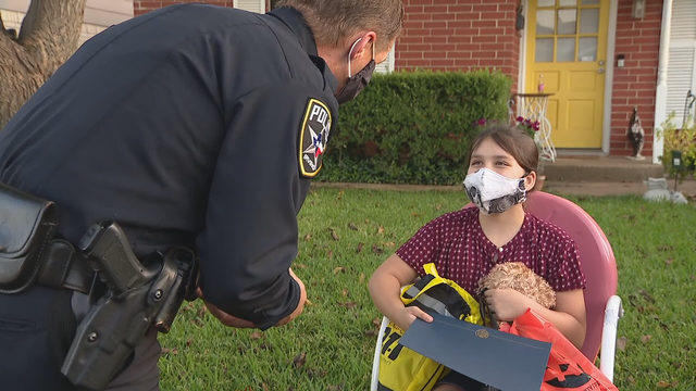 Irving girl honored for her quick thinking in an emergency