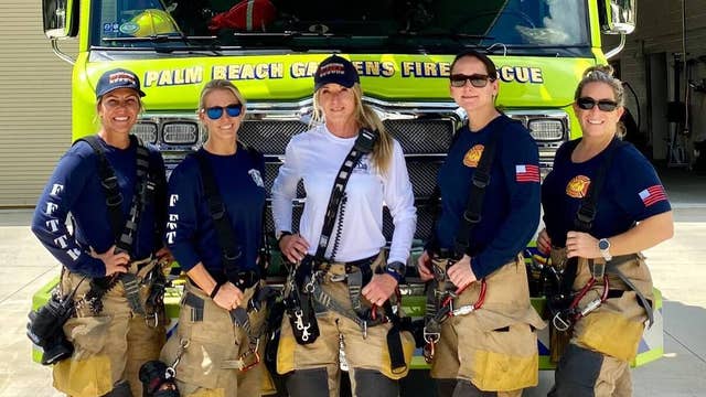 First ever all-female crew makes history at Florida fire department