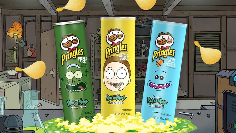 Kellogg Company Pringles Rick and Morty Cans