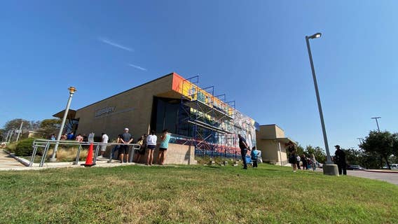 Some experiencing long lines, delays as early voting gets underway