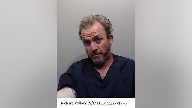 Suspect arrested for fleeing during traffic stop, showing handgun