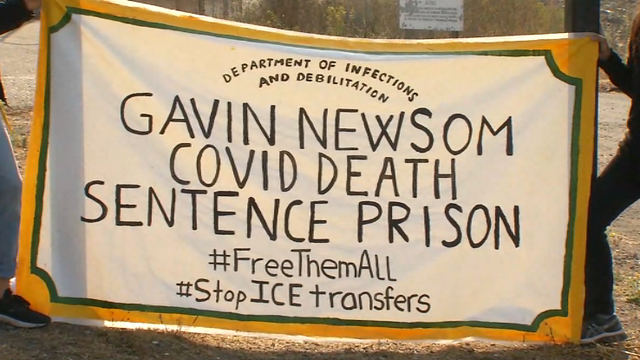California activists rename prisons 'Newsom COVID Death Camps'
