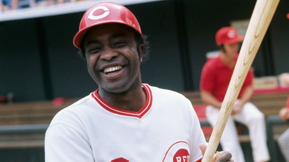 Joe Morgan Posing with Bat