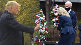 Trump, Biden mark Veterans Day 2020 at wreath-laying events