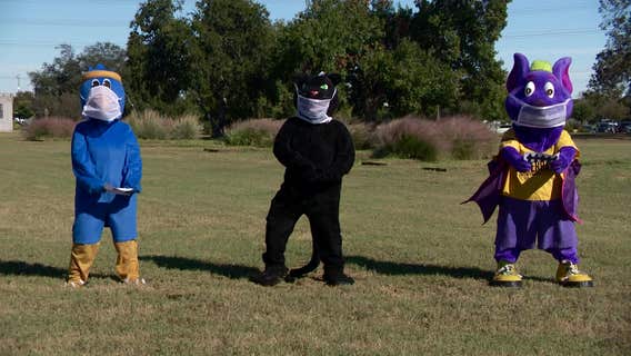 Local mascots promote COVID-19 safety in Austin Public Health PSA