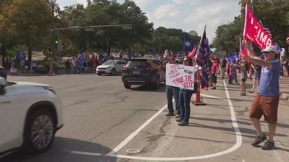 Trump supporters gather at Texas State Capitol protesting election results 