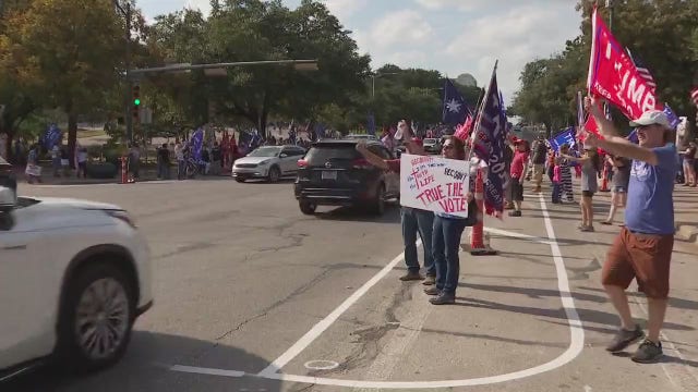 Trump supporters gather at Texas State Capitol protesting election results