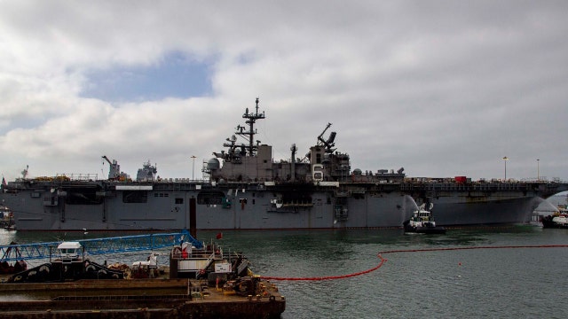 Navy will decommission warship damaged by suspected arson fire