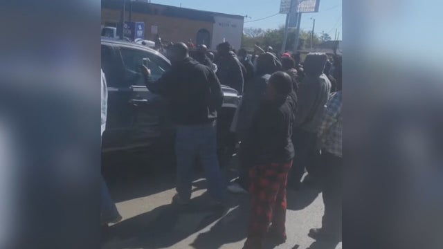 Video shows volatile clash at Tarrant County polling location