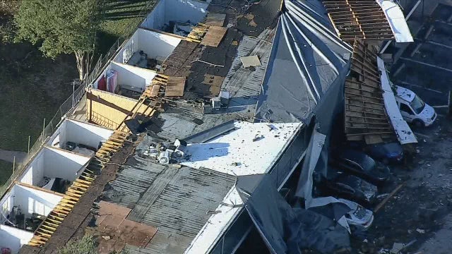 Significant damage in Arlington after EF-2 tornado hits Tuesday night