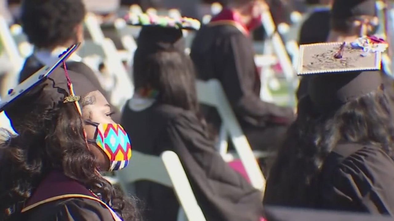 Texas State University holds inperson graduation ceremonies