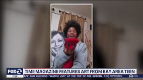 Bay Area artist paints picture of LeBron James for Time magazine