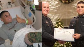 Marine vet whose legs were blown off in Iraq now is only 2nd double amputee police officer in US