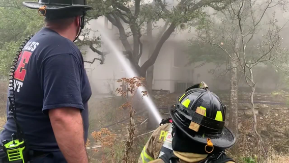 Owner of Spicewood home sees fire on security camera, calls 911