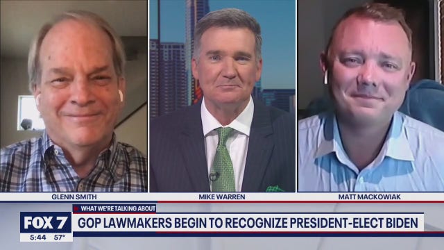 FOX 7 Discussion: GOP lawmakers begin to recognize President-elect Biden