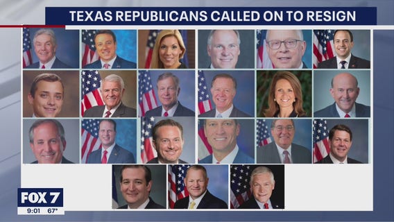 Calls for 22 Texas Republicans to resign following Capitol riot