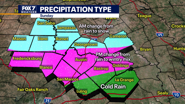 Central Texas bracing for winter storm system