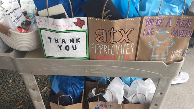 HEAT Bootcamp distributes care packages for frontline caregivers