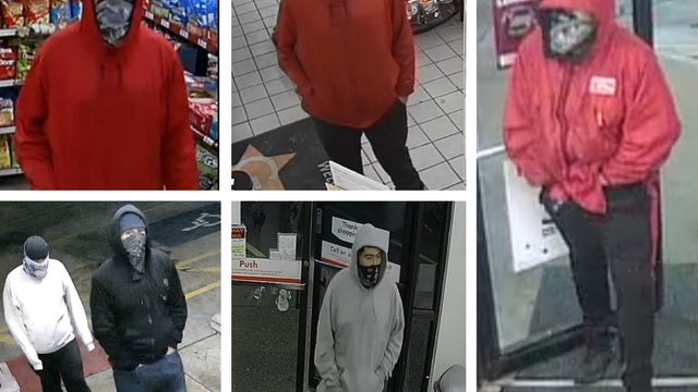 Suspect sought in four gas station robberies across Austin area