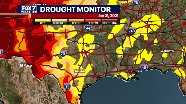 Why is the U.S. experiencing record drought conditions?