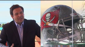 Governor DeSantis responds to maskless Super Bowl photo