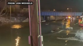 Crews rescue 11 people following massive water main break in North Philadelphia