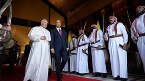 Pope Francis holds historic, symbolic meeting with top Iraq Shiite cleric