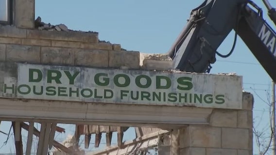 Strong microburst winds peaking at 75 mph caused damage in Bertram