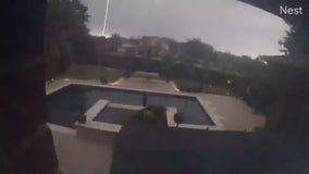 VIDEO: Cedar Park couple surprised by sudden lightning strike