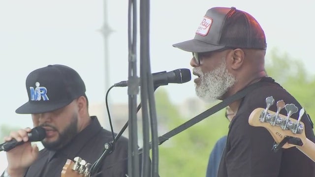 Austin community enjoys socially-distanced live music on Easter Sunday
