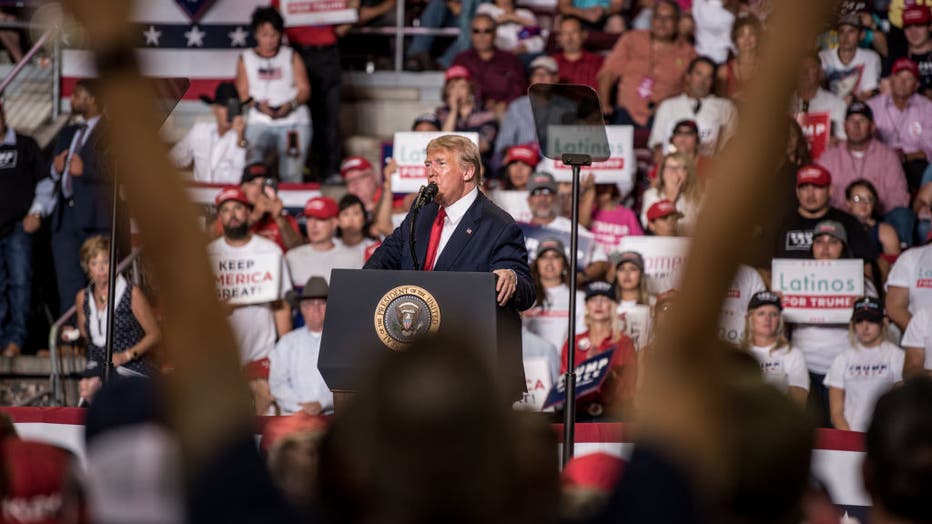 Donald Trump Holds Political Rally In New Mexico