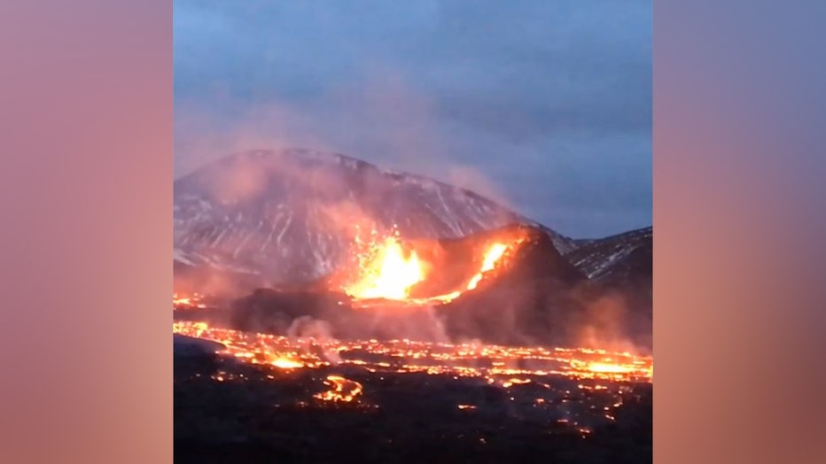 Iceland volcano