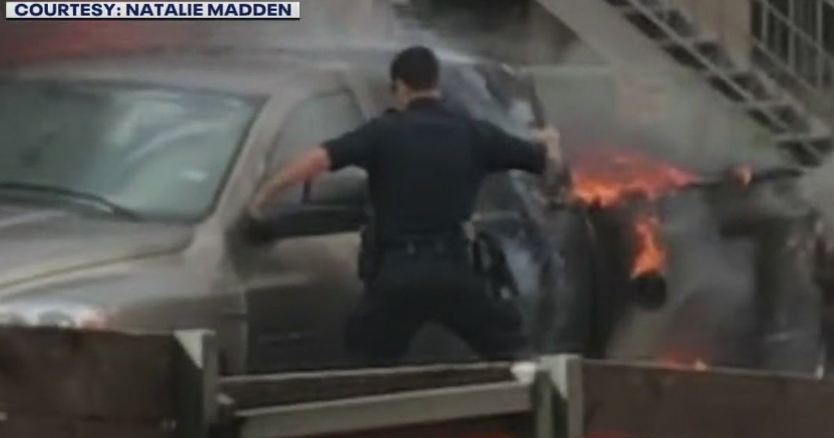 APD officers rescue man from burning truck, help gunshot victim | FOX 7 ...