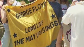 Rally held in Austin a year after George Floyd’s death